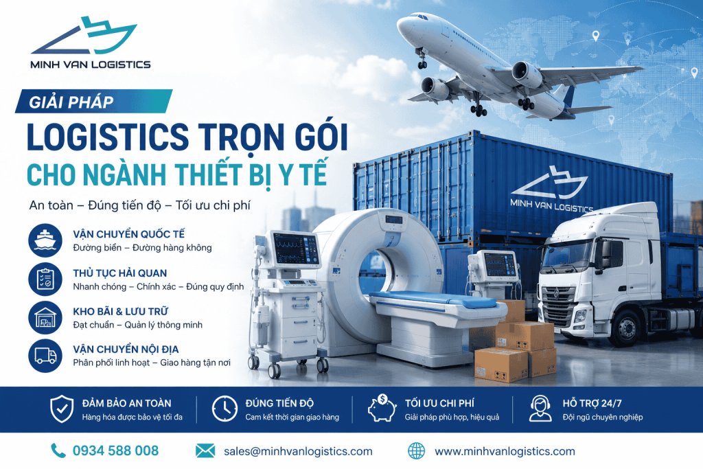 Giải Pháp Logistics Trọn Gói Cho Ngành Thiết Bị Y Tế