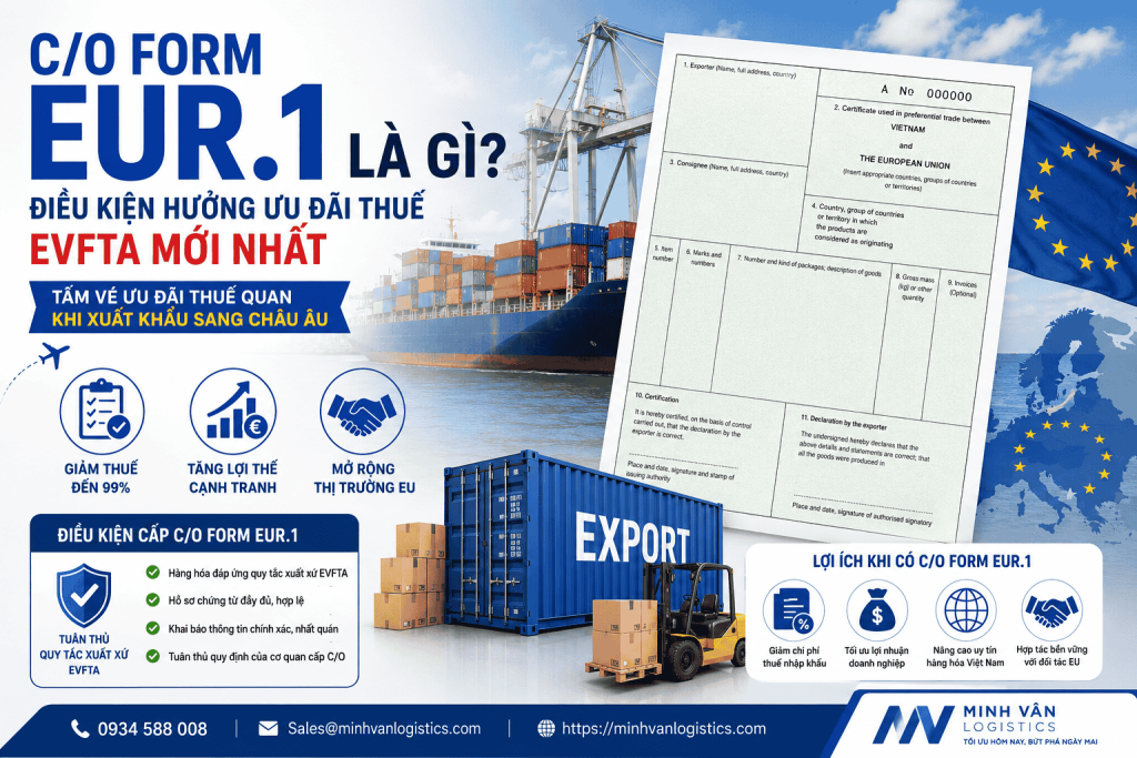 C/O form EUR.1 là gì