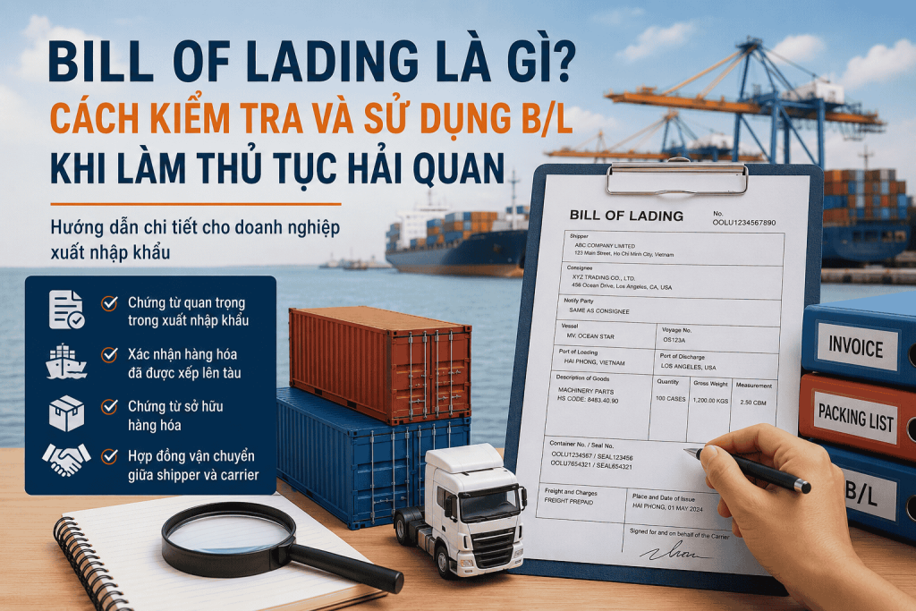 Bill of Lading Là Gì? Cách Kiểm Tra Và Sử Dụng B/L Khi Làm Thủ Tục Hải Quan