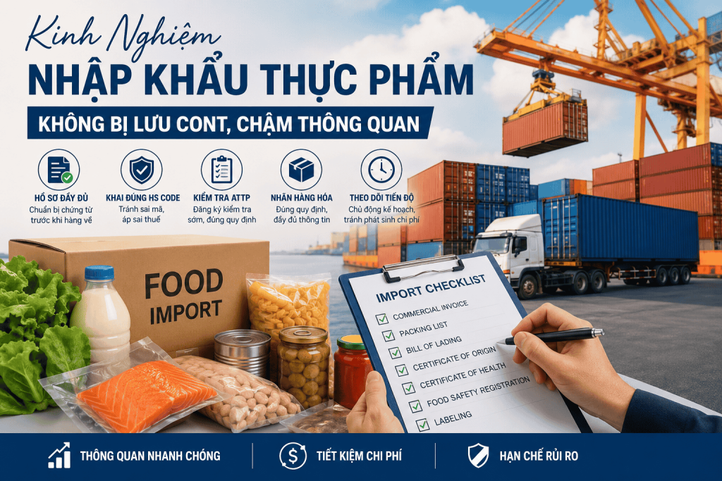 Kinh Nghiệm Nhập Khẩu Thực Phẩm