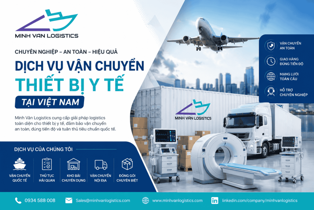 Dịch Vụ Vận Chuyển Thiết Bị Y Tế Tại Việt Nam Uy Tín, Chuẩn Quốc Tế