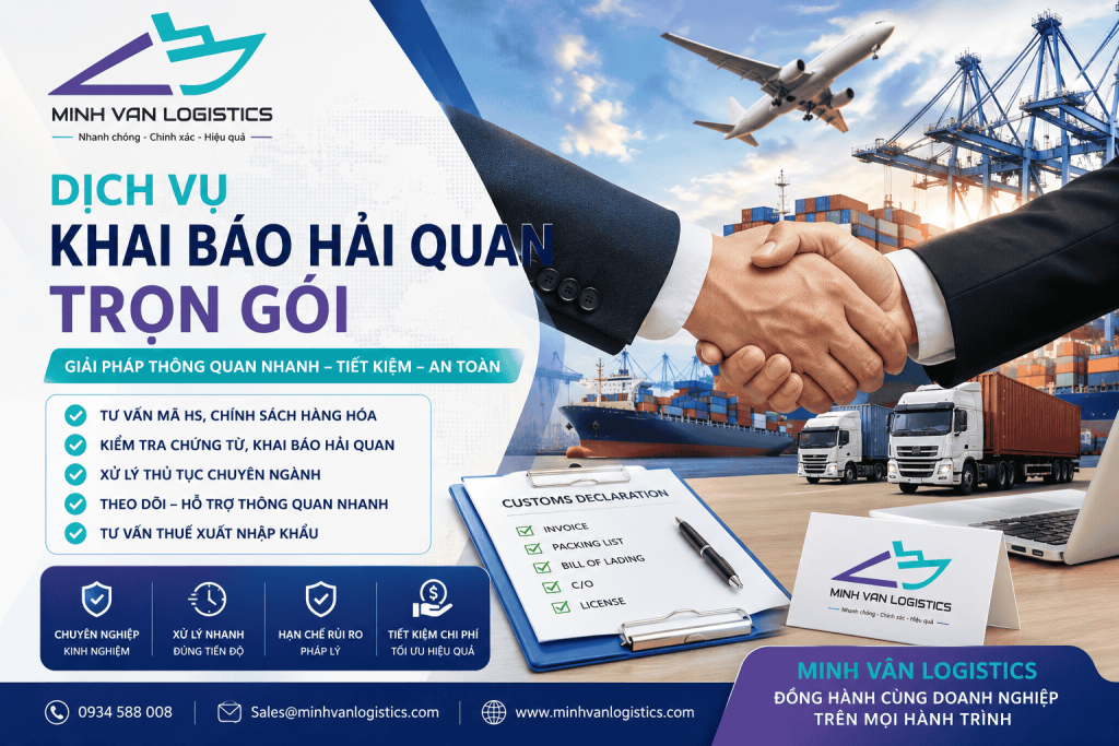 Dịch Vụ Khai Báo Hải Quan Trọn Gói Uy Tín, Thông Quan Nhanh, Hỗ Trợ 247