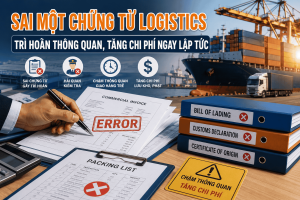 Sai Một Chứng Từ Logistics – Trì Hoãn Thông Quan, Tăng Chi Phí Ngay Lập Tức