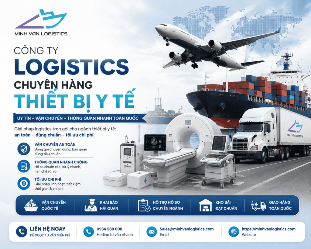 Công Ty Logistics Chuyên Hàng Thiết Bị Y Tế Uy Tín