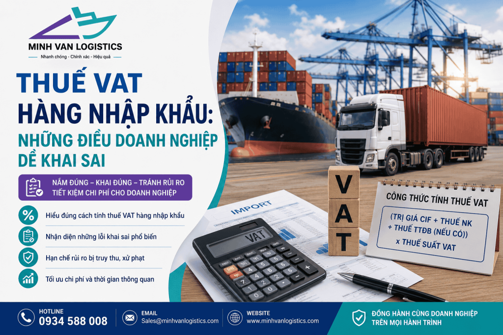 thuế VAT hàng nhập khẩu