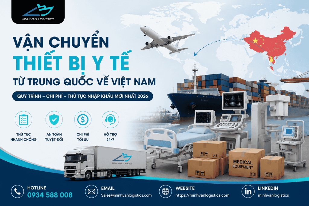 Vận Chuyển Thiết Bị Y Tế Từ Trung Quốc Về Việt Nam