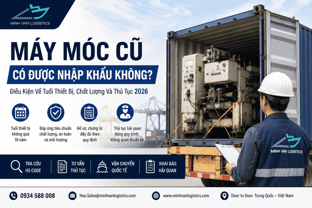 Máy Móc Cũ Có Được Nhập Khẩu Không