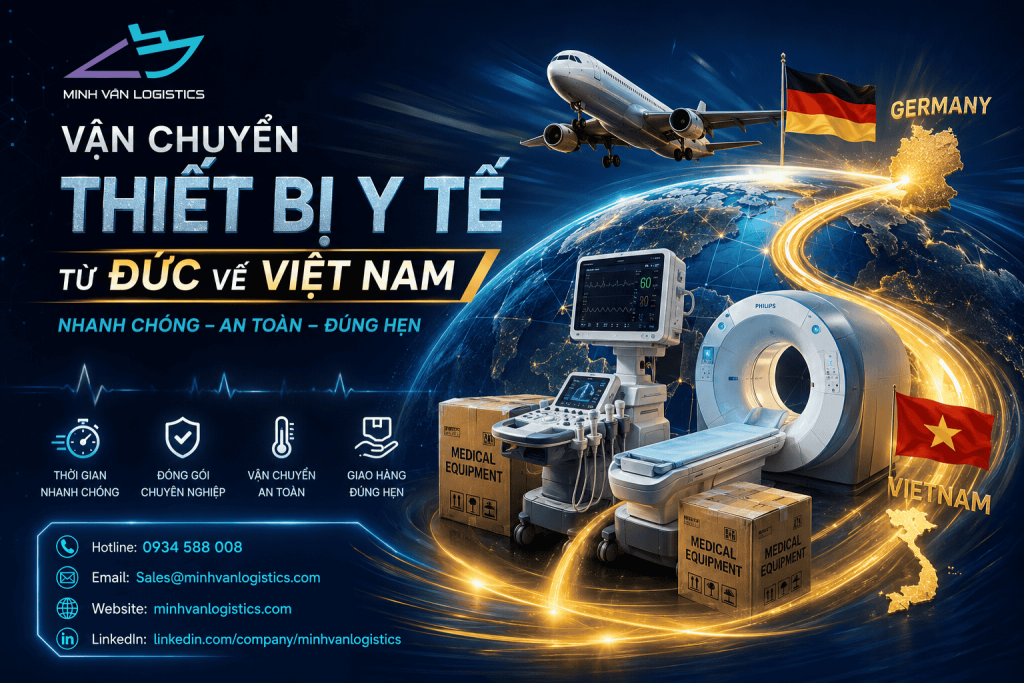 Vận Chuyển Thiết Bị Y Tế Từ Đức Về Việt Nam Nhanh Chóng, An Toàn
