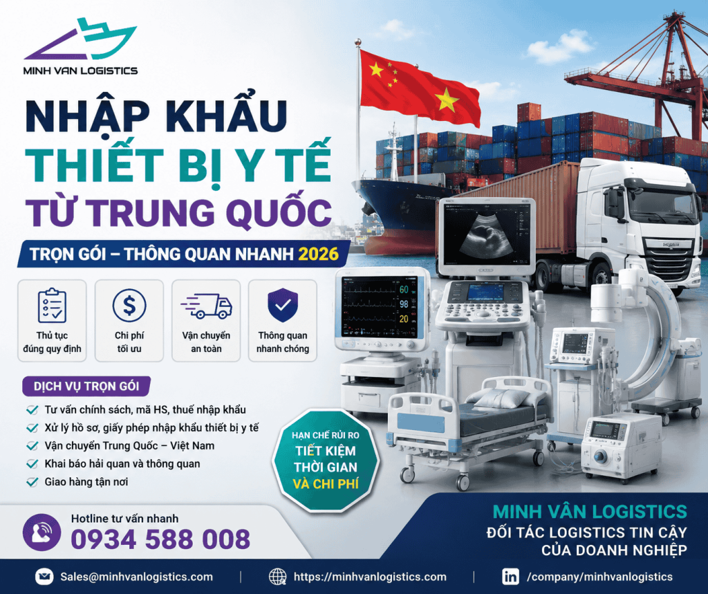 Nhập Khẩu Thiết Bị Y Tế Từ Trung Quốc Trọn Gói
