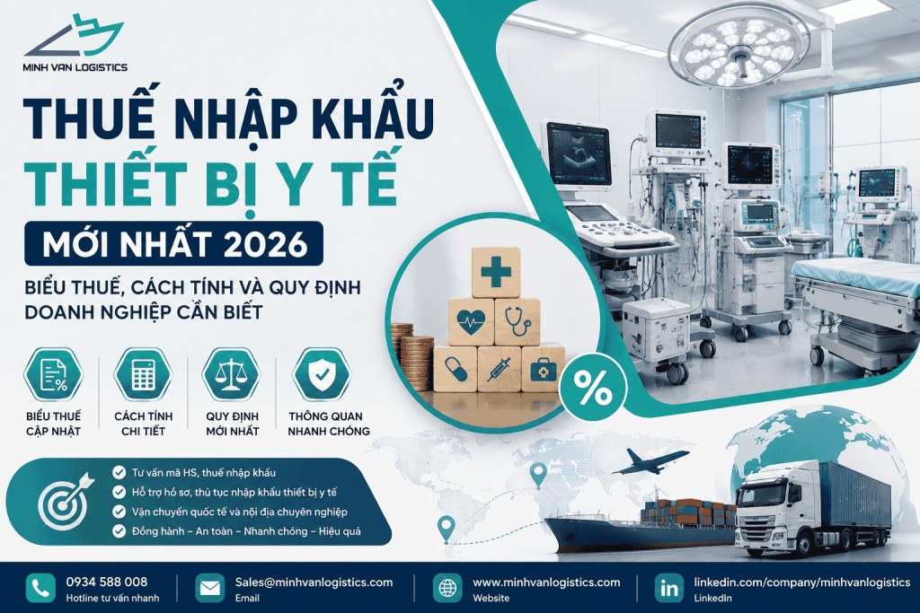 Thuế Nhập Khẩu Thiết Bị Y Tế Mới Nhất 2026