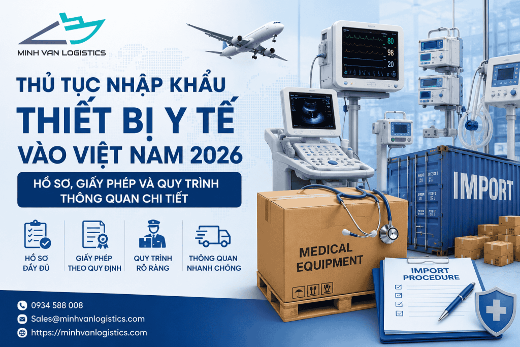 Thủ Tục Nhập Khẩu Thiết Bị Y Tế Vào Việt Nam 2026