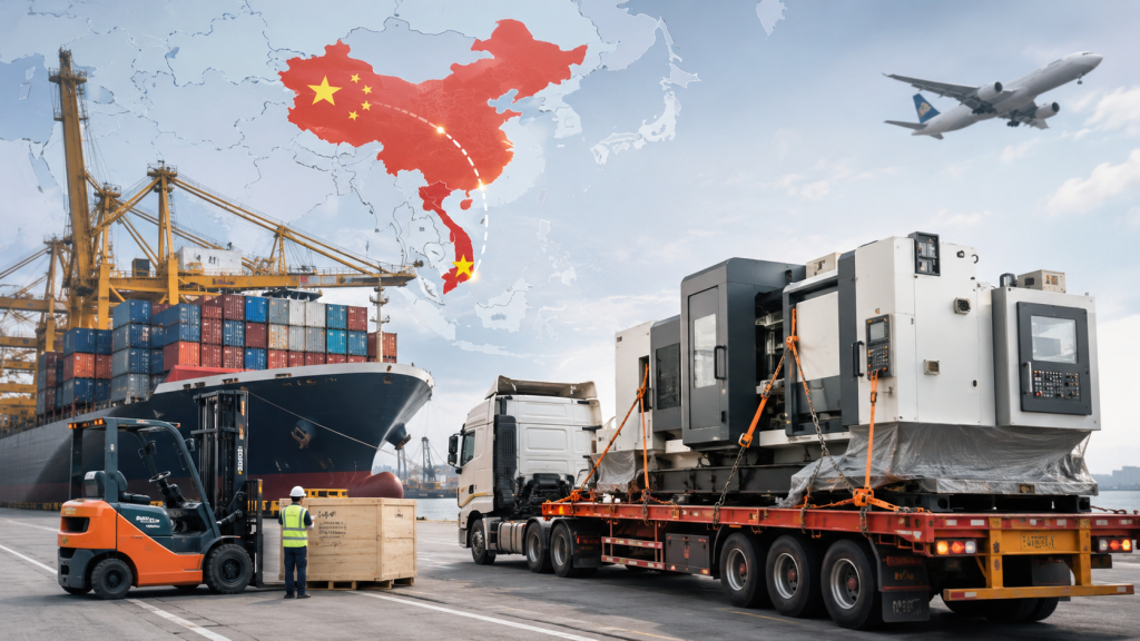 Vận Chuyển Máy Móc Từ Trung Quốc Về Việt Nam