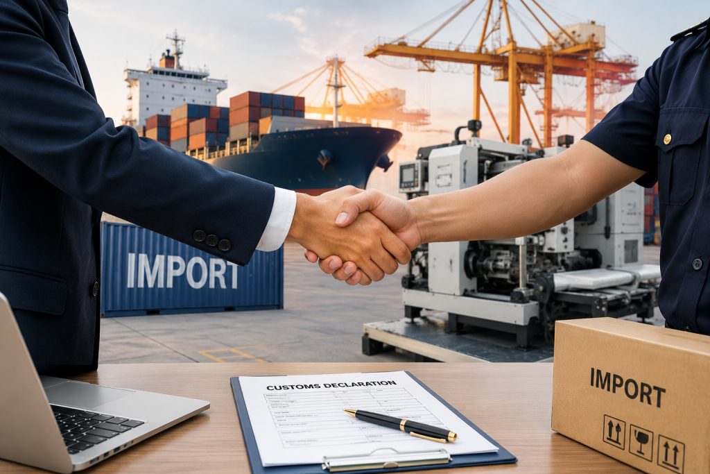 Dịch Vụ Hải Quan Máy Móc Nhập Khẩu Uy Tín