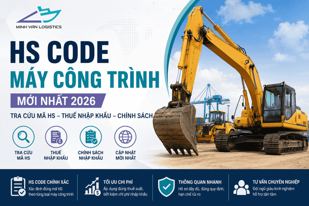 HS Code Máy Công Trình Mới Nhất 2026