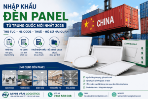 Nhập khẩu đèn panel từ Trung Quốc