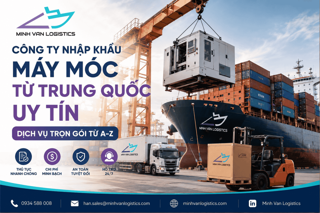 Công Ty Nhập Khẩu Máy Móc Từ Trung Quốc Uy Tín