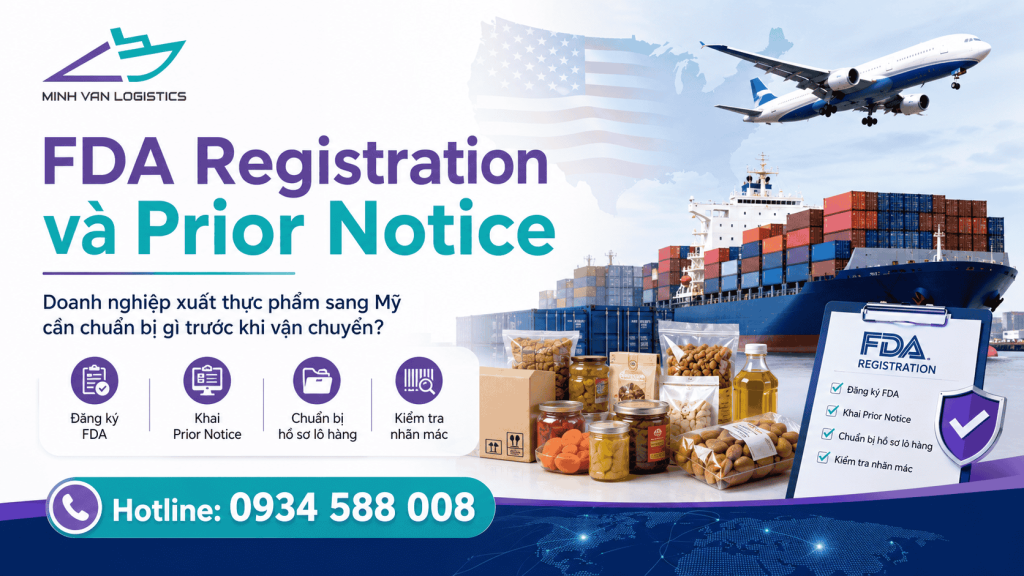FDA Registration và Prior Notice: