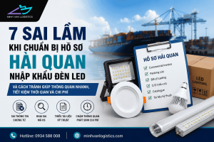 7 sai lầm phổ biến khi chuẩn bị hồ sơ hải quan nhập khẩu đèn LED