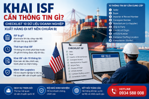 Khai ISF cần thông tin gì