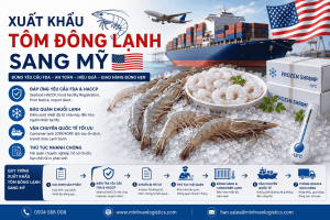 xuất khẩu tôm đông lạnh sang Mỹ