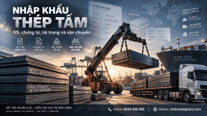 Nhập khẩu thép tấm mới nhất 2026