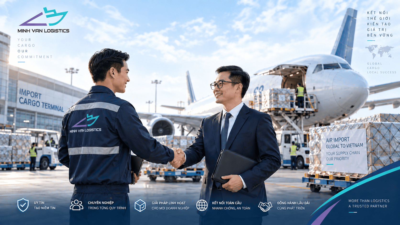 Vì sao doanh nghiệp lựa chọn Minh Vân Logistics cho Air Import?