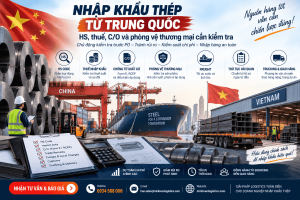 Nhập khẩu thép từ Trung Quốc: 7 điểm phải chốt trước khi đặt cọc để tránh đội chi phí