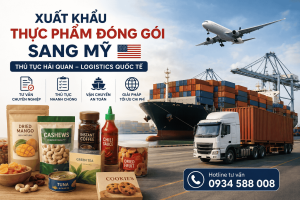 Xuất khẩu thực phẩm đóng gói sang Mỹ