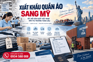 Xuất khẩu quần áo sang Mỹ