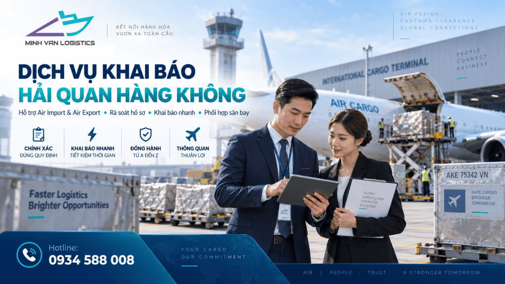 Dịch Vụ Khai Báo Hải Quan Hàng Không Cho Doanh Nghiệp Xuất Nhập Khẩu 2026