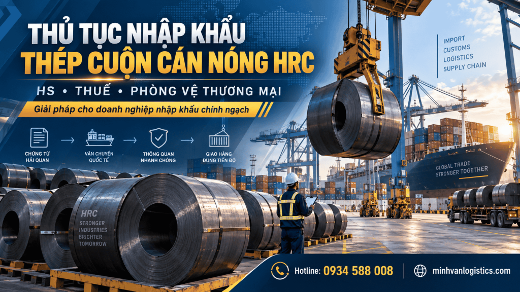 Thủ tục nhập khẩu thép cuộn cán nóng HRC