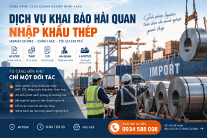 Dịch vụ khai báo hải quan nhập khẩu thép