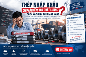 Kiểm tra chất lượng thép nhập khẩu