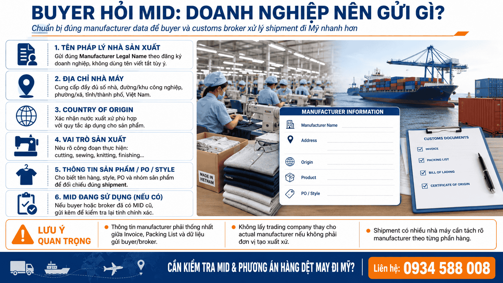 Buyer hỏi MID, doanh nghiệp nên gửi gì?