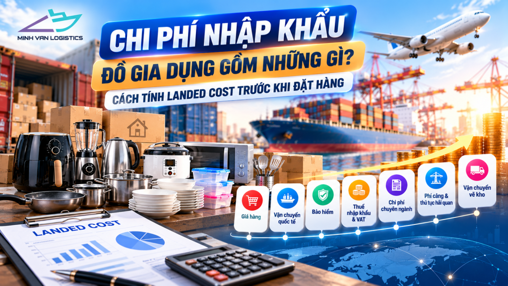 Chi Phí Nhập Khẩu Đồ Gia Dụng Gồm Những Gì