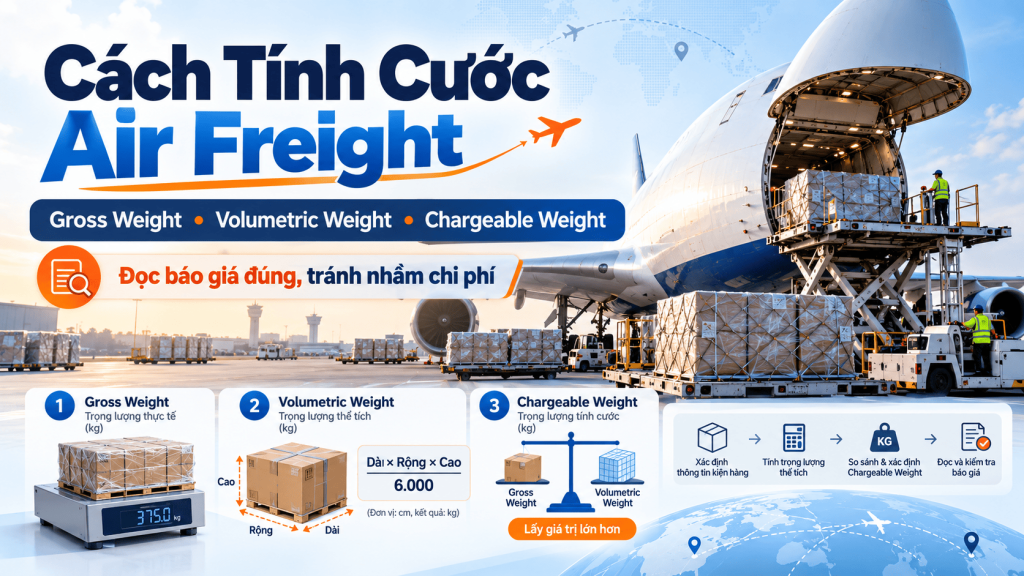 Cách Tính Cước Air Freight