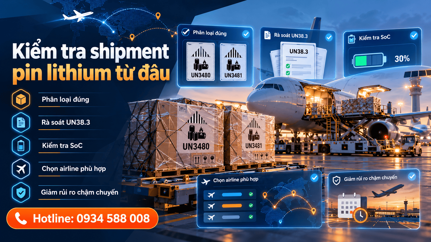 Vì sao doanh nghiệp nên để Minh Vân Logistics kiểm tra shipment pin lithium từ đầu?