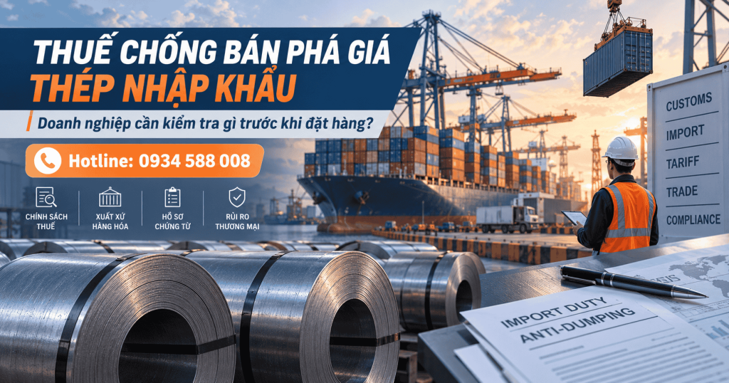 Thuế Chống Bán Phá Giá Thép Nhập Khẩu