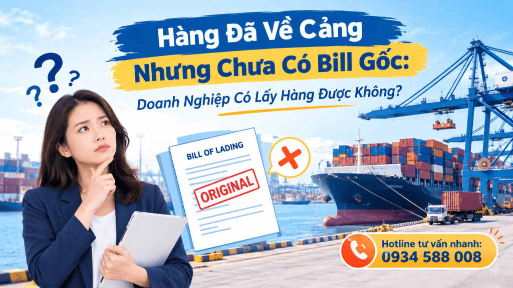 Hàng Đã Về Cảng Nhưng Chưa Có Bill Gốc