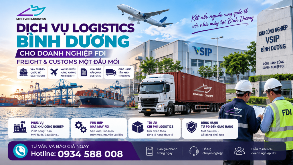 Dịch Vụ Logistics Bình Dương – Freight & Customs Cho FDI