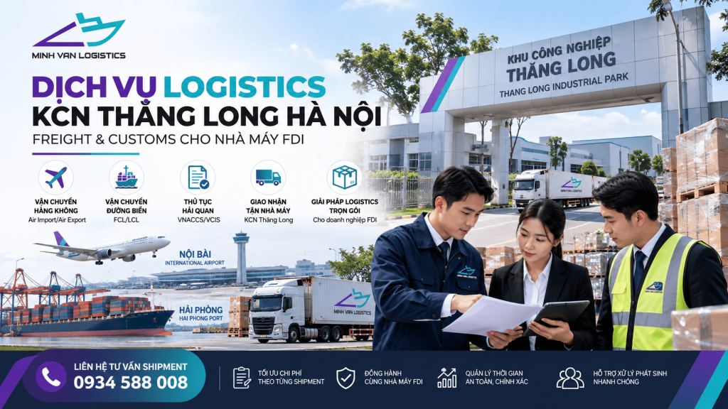 Dịch Vụ Logistics KCN Thăng Long Hà Nội