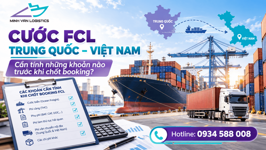 cước FCL Trung Quốc Việt Nam