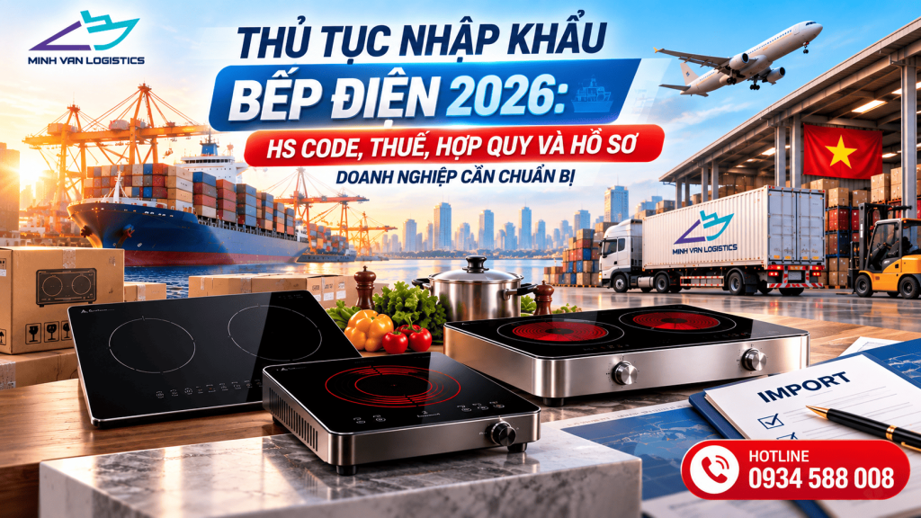 Thủ Tục Nhập Khẩu Bếp Điện 2026