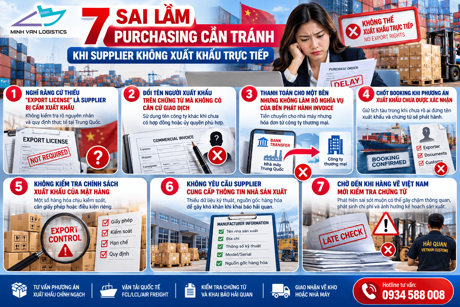 Nhập Hàng Trung Quốc Qua Trading Company: 7 Điểm Cần Kiểm Tra Trước Khi Thanh Toán
