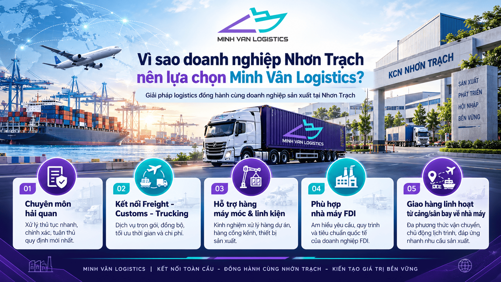 dịch vụ logistics KCN Long Thành