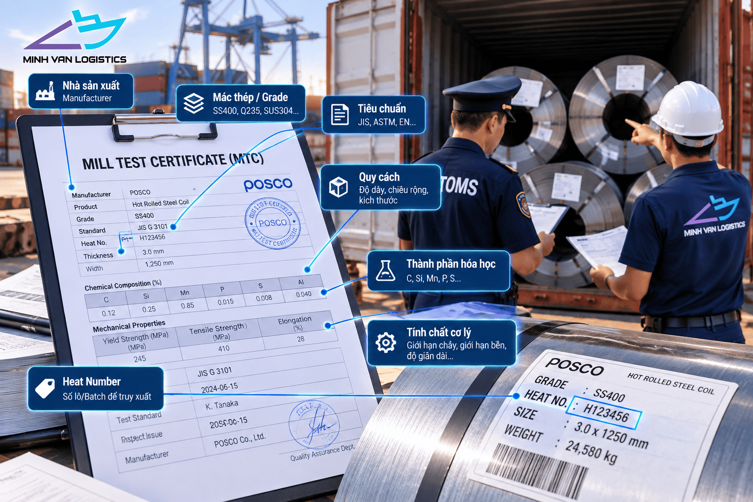 MTC trở nên đặc biệt hữu ích khi thép bị kiểm hóa