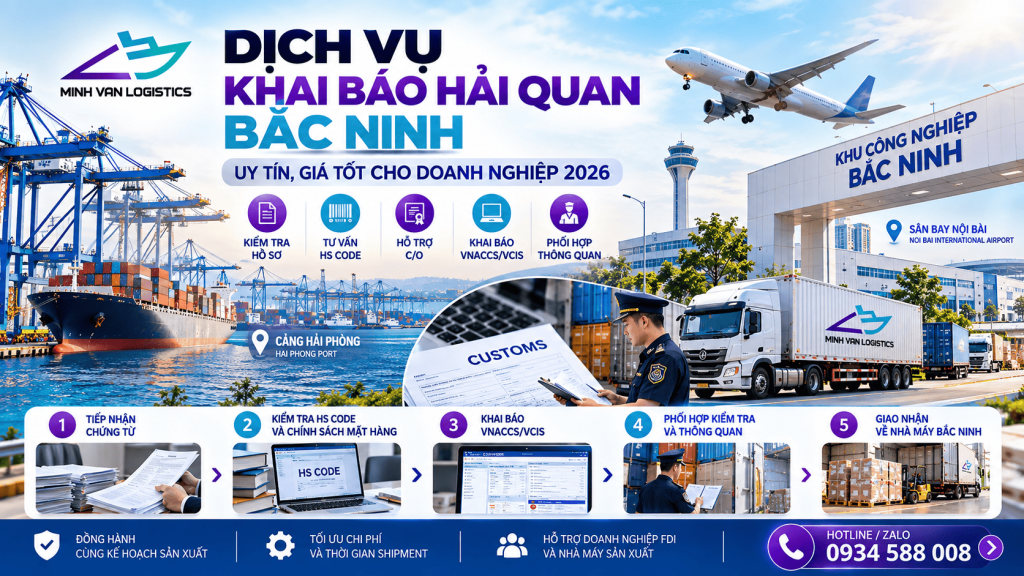 Dịch Vụ Khai Báo Hải Quan Bắc Ninh Uy Tín, Giá Tốt #1 Cho Doanh Nghiệp