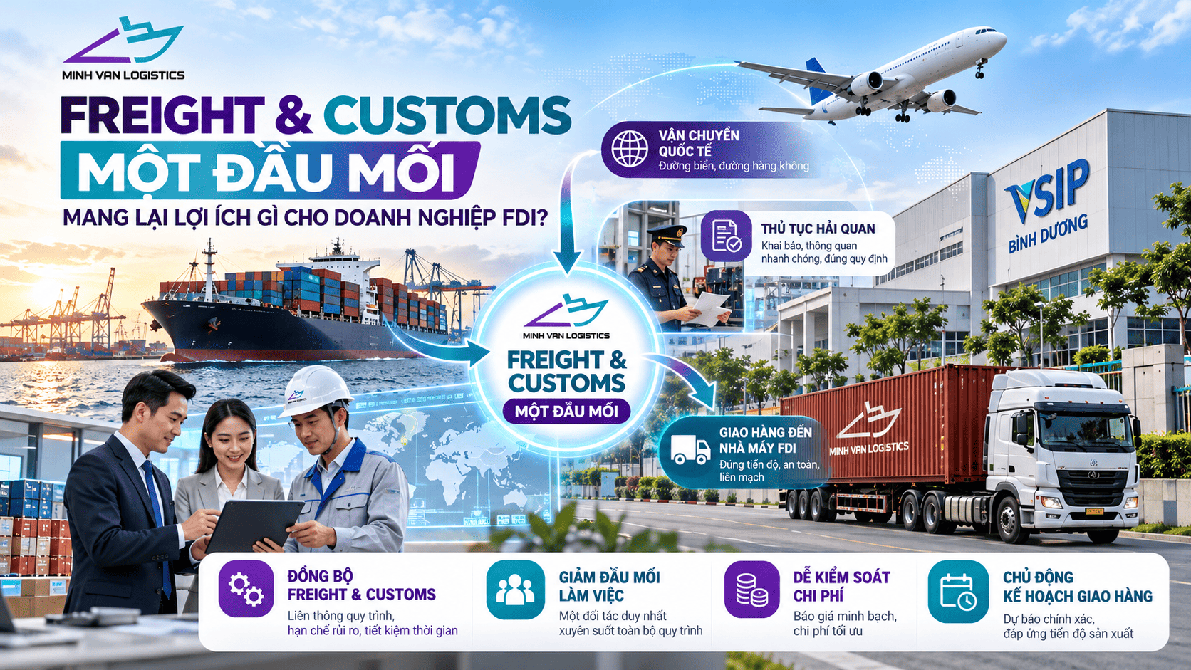 Freight & Customs một đầu mối mang lại lợi ích gì cho doanh nghiệp FDI?