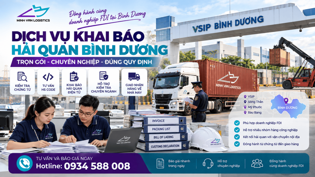 Dịch Vụ Khai Báo Hải Quan Bình Dương Trọn Gói Cho Doanh Nghiệp