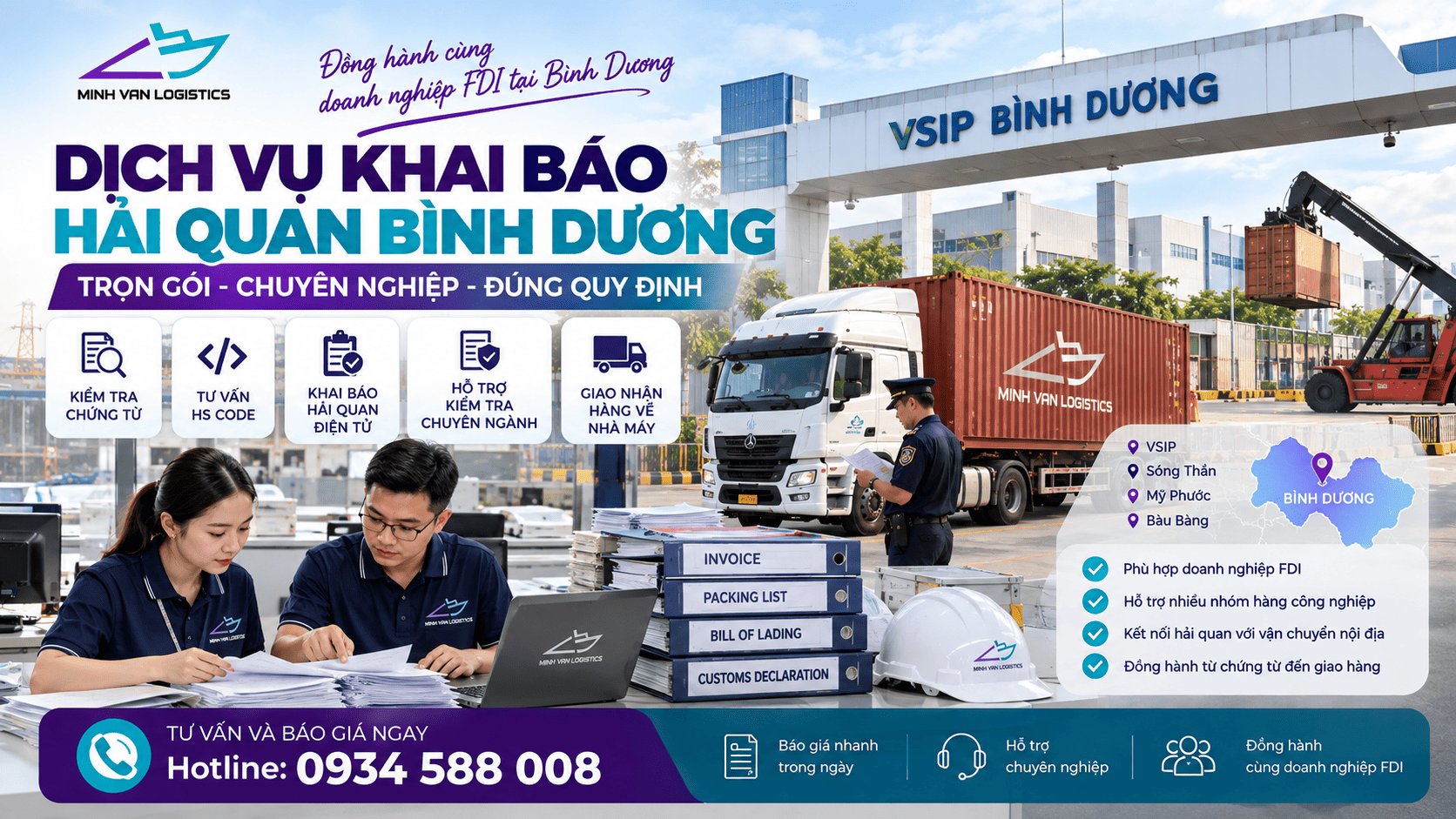Dịch Vụ Khai Báo Hải Quan Bình Dương Trọn Gói Cho Doanh Nghiệp